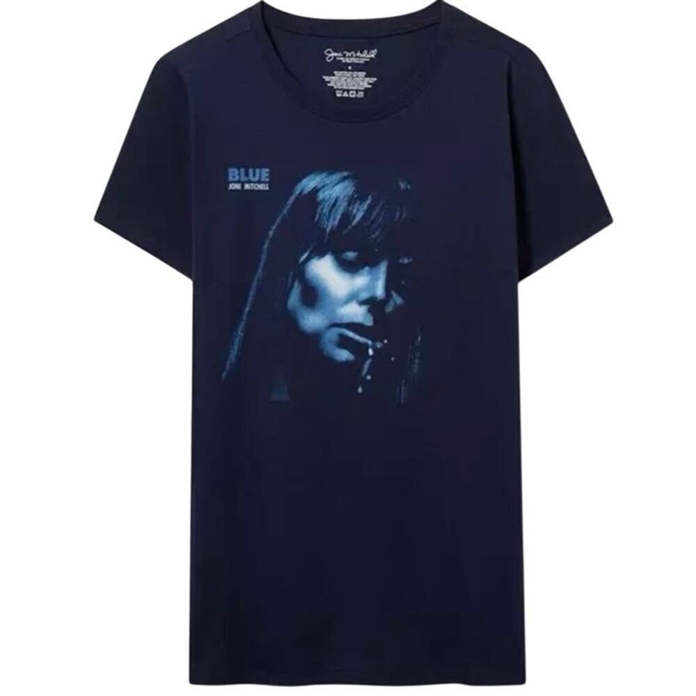 Joni Mitchell Classic Fit Crewneck Cotton Tee Size 3X / 22-24 New with Tag